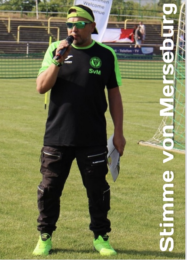 Stadionsprecher des SV MERSEBURG 99<br>Stimme von Merseburg<br>